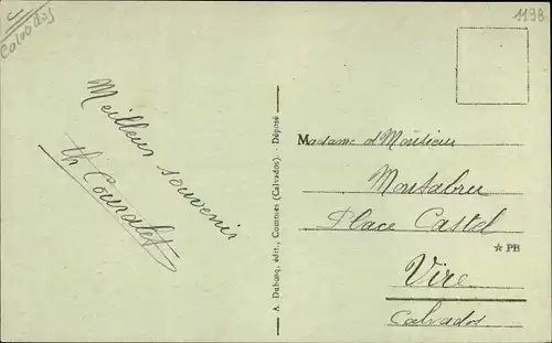 Ak Bernesq Calvados, Chateau