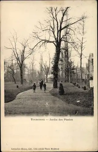 Ak Tourcoing Nord, Jardin des Plantes