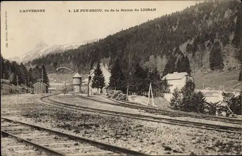 Ak Le Lioran Cantal, Le Puy Griou, vue de la Station Lioran