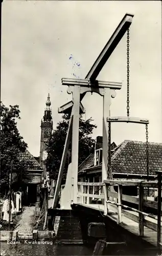 Ak Edam Volendam Nordholland Niederlande, Kwakelbrug