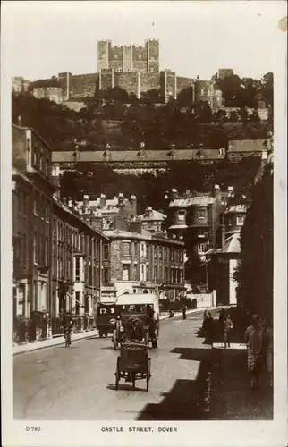 Ak Dover Kent England, Castle Street