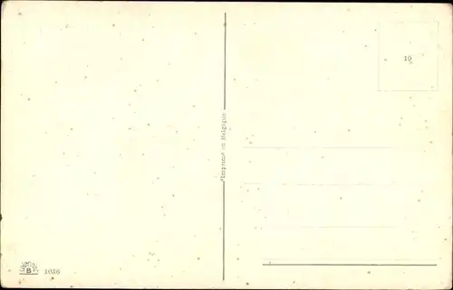 Künstler Ak Segelboot auf dem Meer