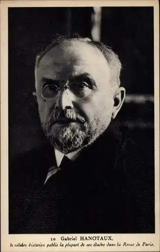 Ak Gabriel Hanotaux, historien