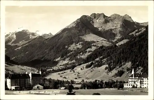 Ak Gstaad Saanen Kanton Bern, Alpina und Royal Hotel