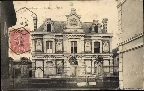 Ak Mozé Maine et Loire, La Mairie