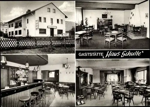 Ak Echthausen Wickede an der Ruhr, Gaststätte Haus Schulte, Inh. E. Schulte