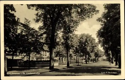 Ak Ilmenau in Thüringen, Lindenstraße, Foto R. Bechstein