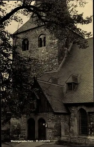 Ak Wernigerode am Harz, St. Johannis