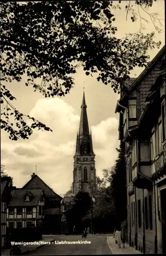 Ak Wernigerode am Harz, Liebfrauenkirche