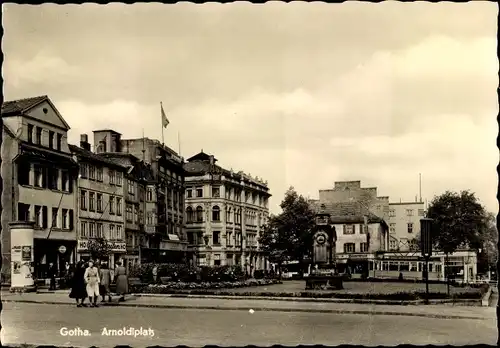 Ak Gotha in Thüringen, Arnoldiplatz