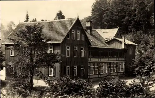 Ak Treseburg Thale im Harz, FDGB Erholungsheim Haus Wildstein