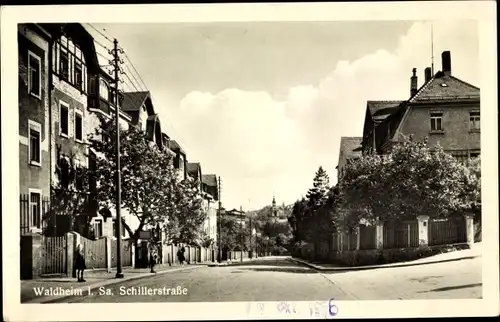 Ak Waldheim in Sachsen, Schillerstraße