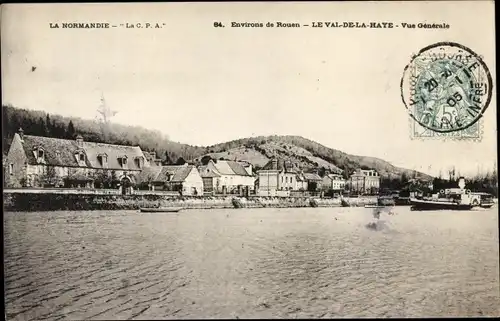 Ak Val de la Haye Seine Maritime, Vue générale