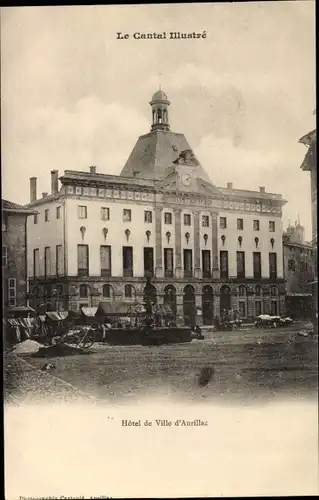 Ak Aurillac Cantal, Hotel de Ville