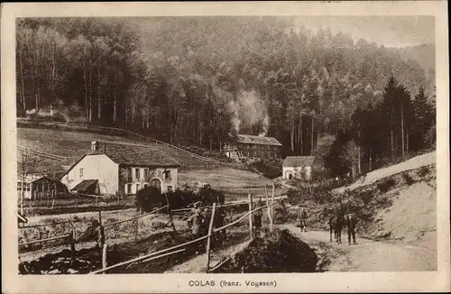 Ak Colas Lothringen Vosges, Blick auf den Ort