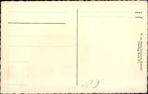 Künstler Ak Harting, D., Haarlem Nordholland Niederlande, Hofje