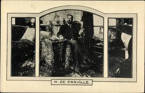 Passepartout Ak Schriftsteller H de Parville, Les Annales Politiques et Literaires