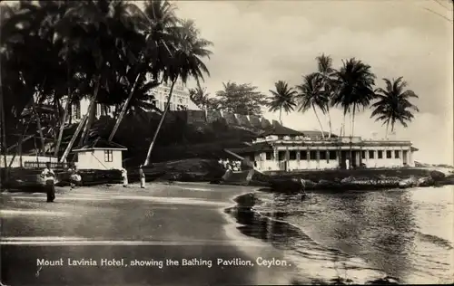 Ak Colombo Ceylon Sri Lanka, Mount Lavinia Hotel, Bathing Pavillon