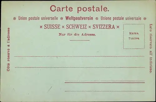 Mondschein Ak Genève Genf Schweiz, Ile Rousseau