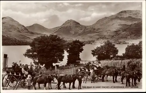 Ak Inversnaid Loch Lomond Schottland, Four in Hand Coaches