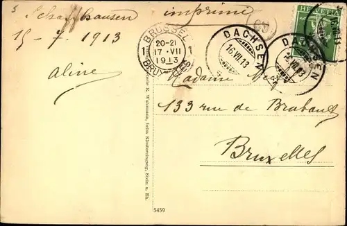 Ak Stein am Rhein Kanton Schaffhausen, Panorama