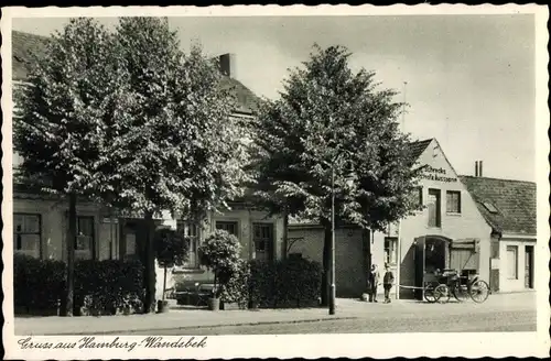 Ak Hamburg Wandsbek, Gasthof, Zollstraße 25