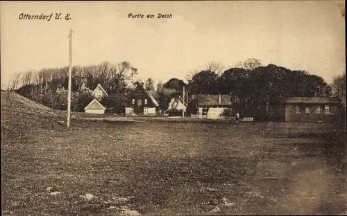 Ak Otterndorf an der Niederelbe, Partie am Deich