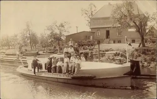 Foto Ak Hamburg Mitte Steinwerde, Schiffswerft H C Stülcken Sohn, Motorboot