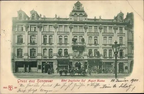 Ak Hannover in Niedersachsen, Hotel Bayrischer Hof