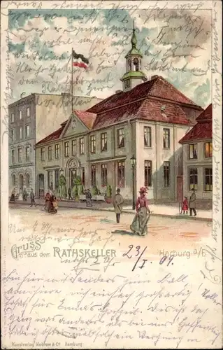 Litho Hamburg Harburg, Ratskeller