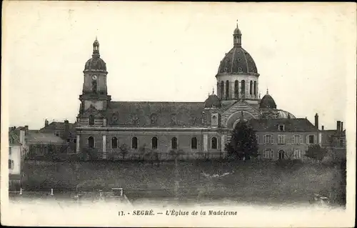 Ak Segré Maine et Loire, L'Eglise de la Madeleine