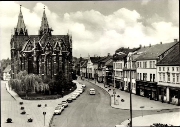 Ak Mühlhausen in Thüringen, Wilhelm Pieck Platz Nr