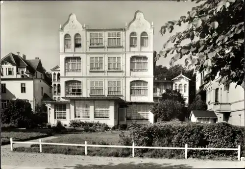 Ak Ostseebad Bansin Heringsdorf auf Usedom, FDGB Erholungsheim Haus am Strand