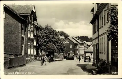 Ak Finsterbergen Friedrichroda im Thüringer Wald, Straßenansicht