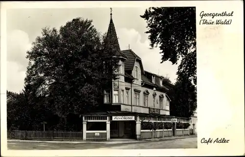 Ak Georgenthal in Thüringen, Café Adler