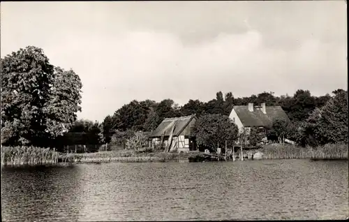 Ak Neubrück Groß Köris in Brandenburg, Fischerei, Seeblick