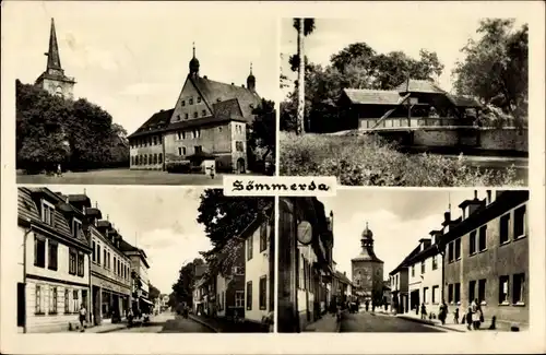 Ak Sömmerda im Thüringer Becken, Stadtbilder