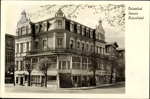 Ak Ostseebad Bansin Heringsdorf auf Usedom, Ostseehotel