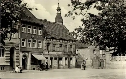 Ak Groitzsch in Sachsen, Am Markt