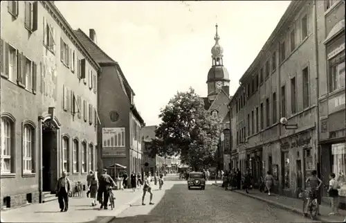 Ak Borna in Sachsen, Ernst-Thälmann-Straße
