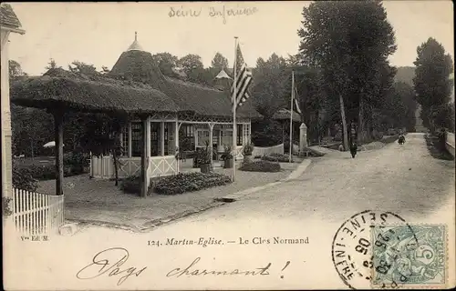 Ak Martin Eglise Seine Maritime, Les Clos Normand