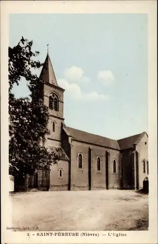 Ak Saint Péreuse Nièvre, L'Eglise