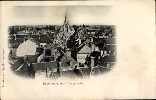 Ak Montargis Loiret, Vue generale