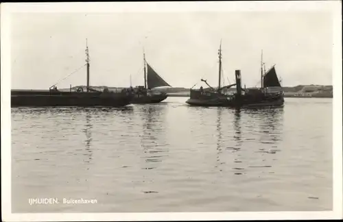 Ak IJmuiden Nordholland, Buitenhaven