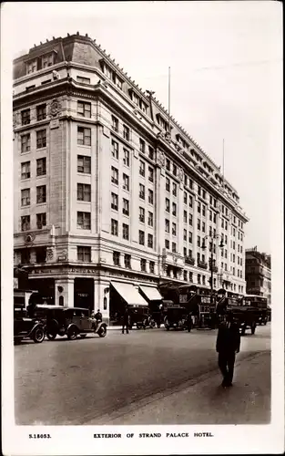 Ak London City, Exterior of Strand Palace Hotel