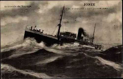 Ak CNP Dampfer Ionie, Compagnie de Navigation Paquet
