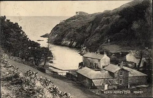 Ak Fowey Cornwall, Ready Money Cove