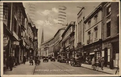 Ak Coventry West Midlands England, Hertford Street