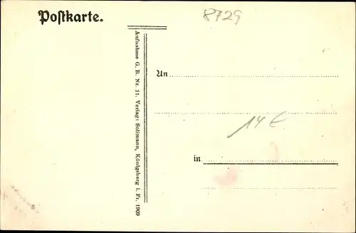 Ak Königsberg in Bayern Franken, Fachwerkhaus