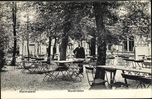 Ak Helmstedt in Niedersachsen, Gasthaus Waldfrieden